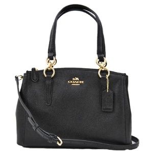 COACH Leather Mini Christie Carryall Crossbody Bag
